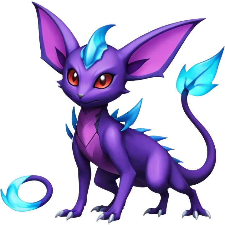 Salandit-Noivern-Espeon-Hybrid (Full body) emoji