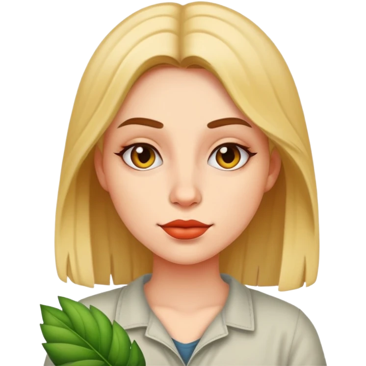 Stoner chick emoji