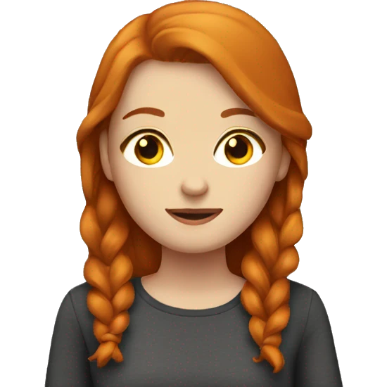 Ginger and brunette gurl emoji