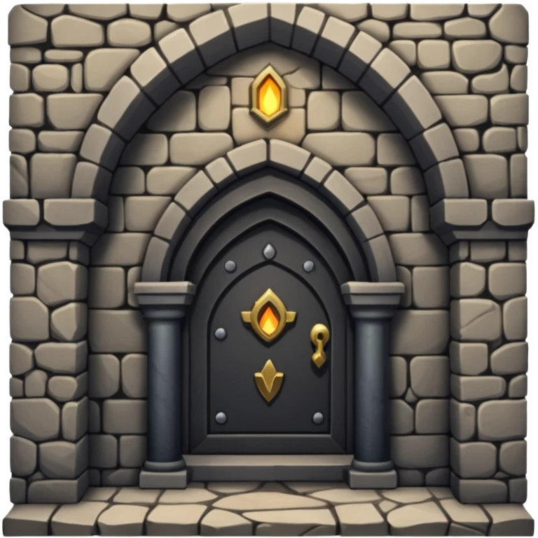 dungeon room in castle room emoji