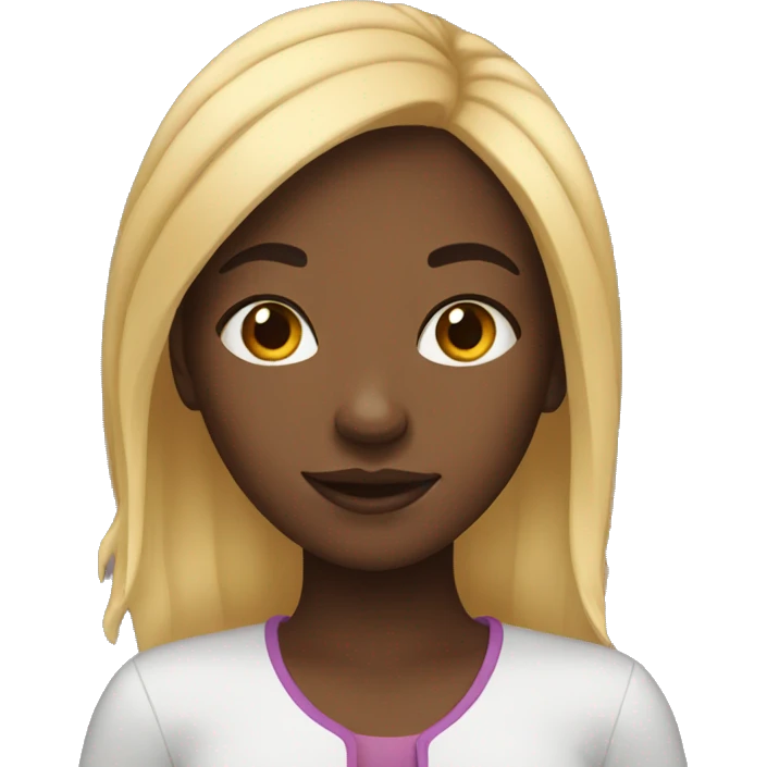 Black girl emoji