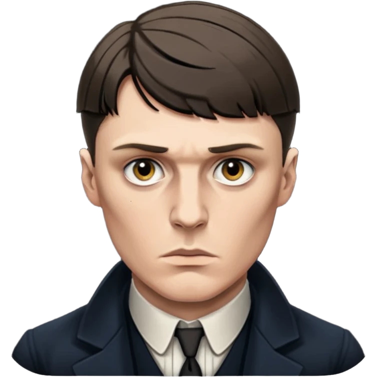 Tommy Shelby make his face exact  emoji