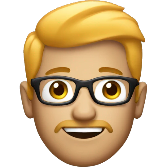 create me emoji of a man holding the wattsap logo emoji