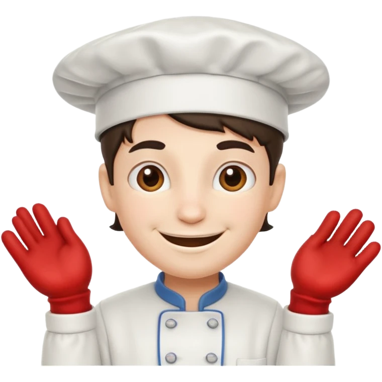 funny character with cook hat no human emoji