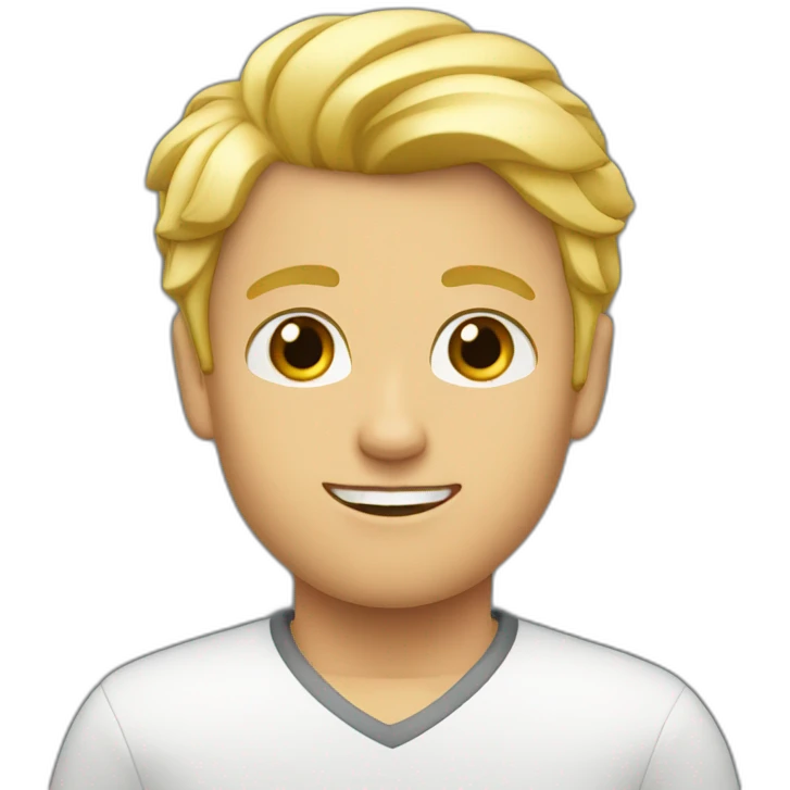 Garcon blond emoji