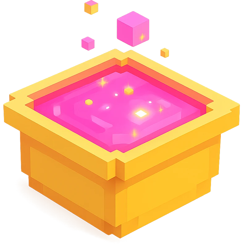 сделай соус из фастфуда розовый светящийся, no background  emoji