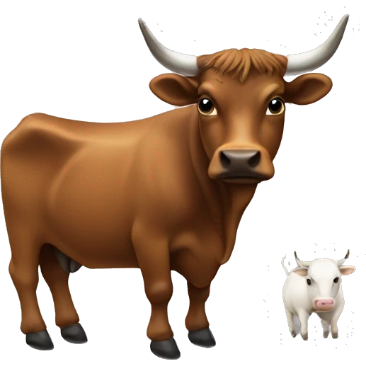 Texas and a steer emoji