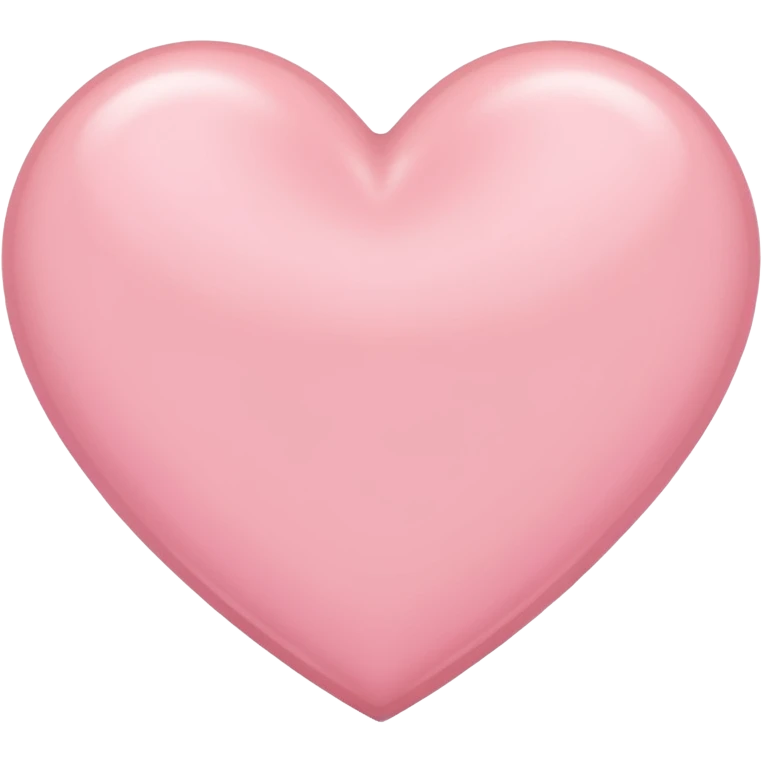 Light pink heart emoji