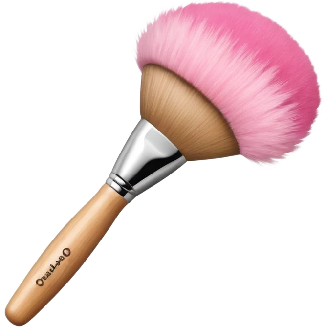 Blush makeup brush emoji