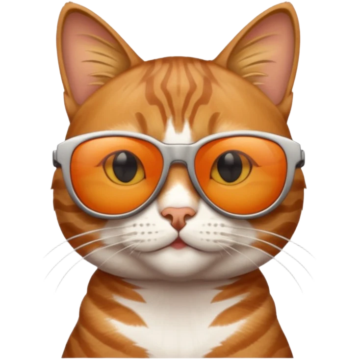 Cat wearing sunglasses emoji