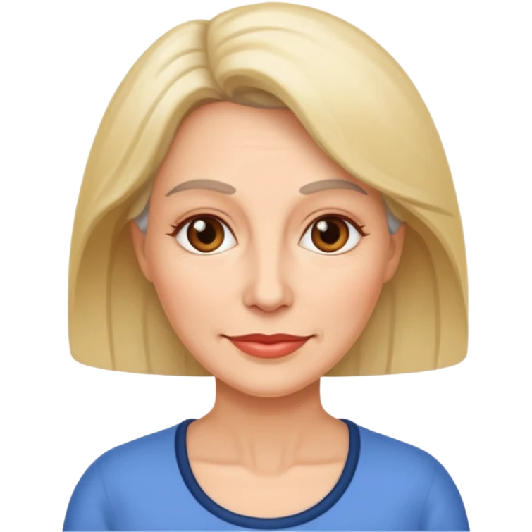 50 y.o. woman  emoji