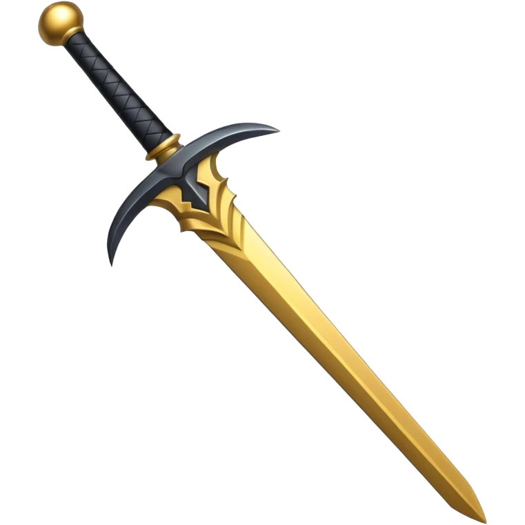 black swords emoji