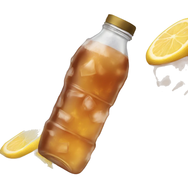 Iced tea bottle emoji