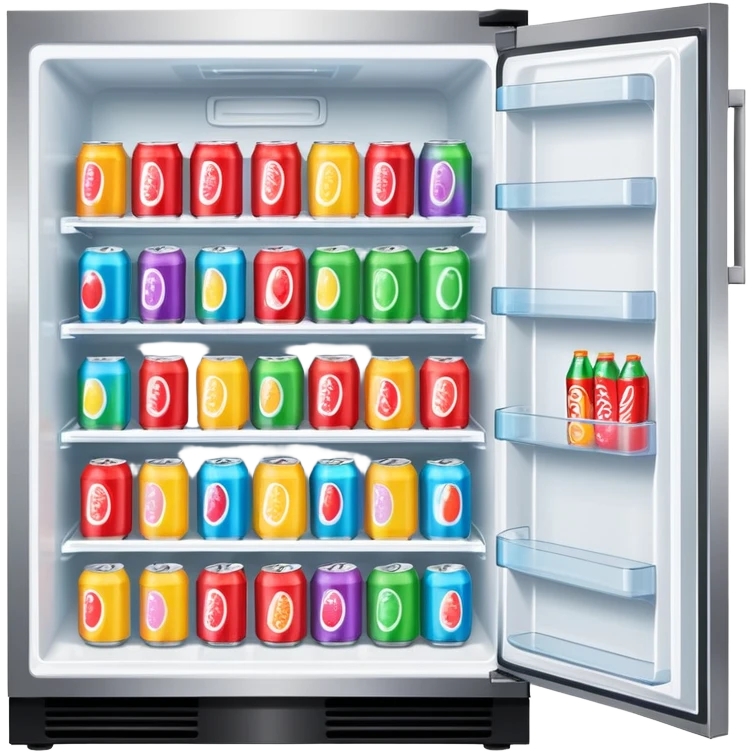 Fridge with soda emoji