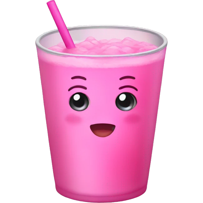 Pink drink  emoji