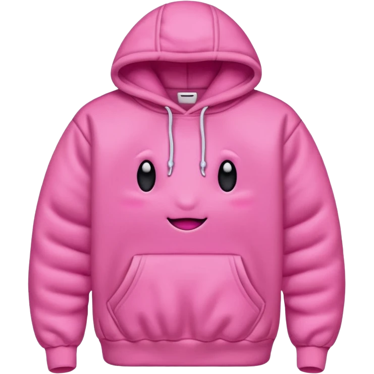 Pink palp puff hoodie ￼ emoji