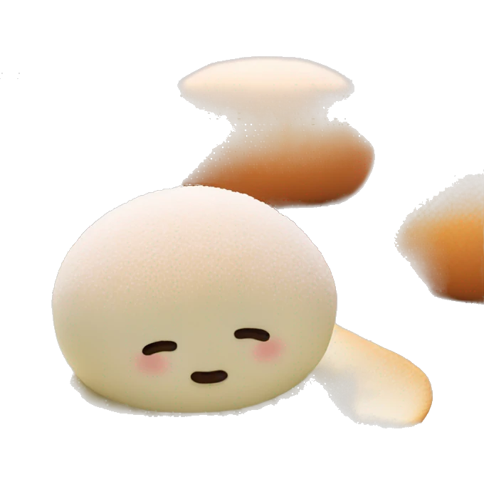 Mochi dessert  emoji