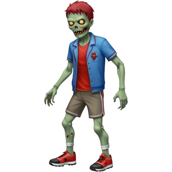 sportmen zombie full body emoji