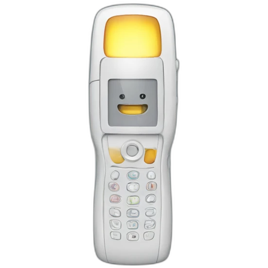 phone with flashlight on emoji