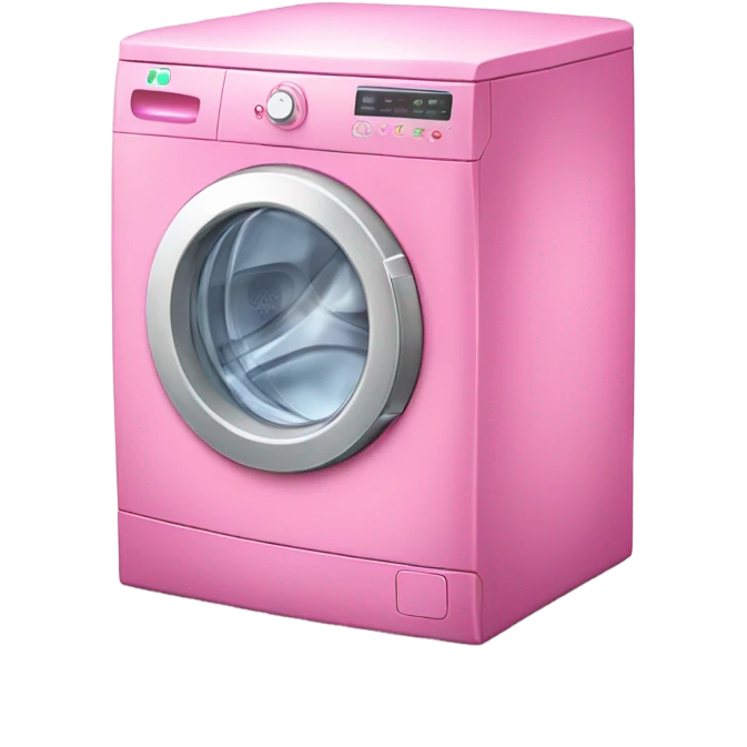 pink washing machine  emoji