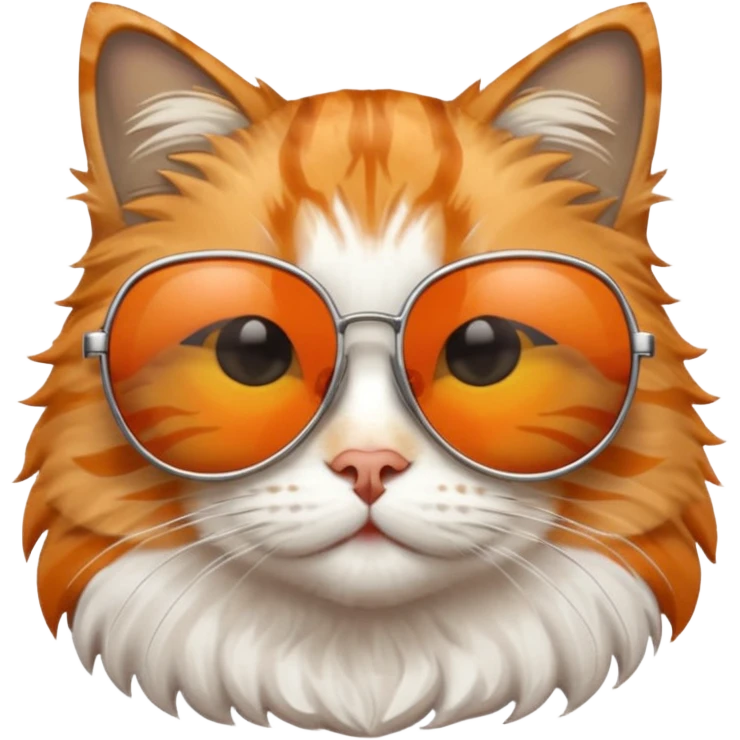 Cat wearing sunglasses emoji