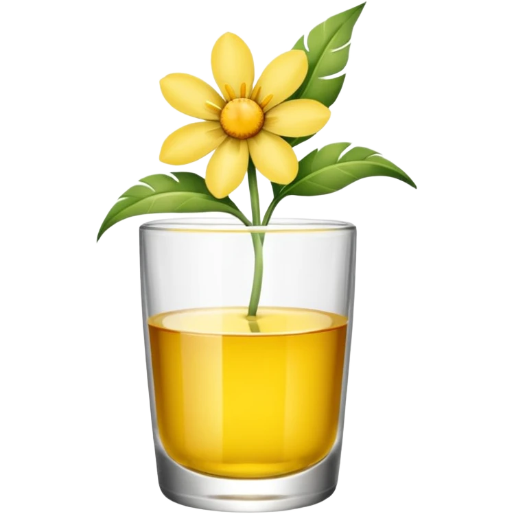 bitte ein bild von einem eistee mit papageiblumengeschmack emoji