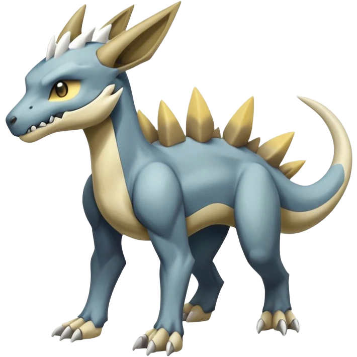 Manectric-Electrike-Lucio-Cubone-Marowak-Draco-Fakémon-hybrid-creature (full body), 4 legs emoji