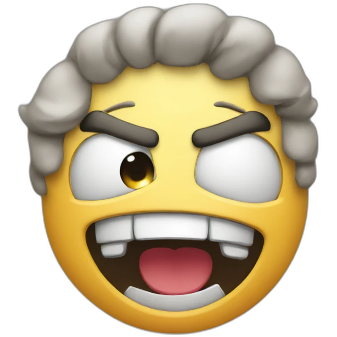 angry laugh emoji