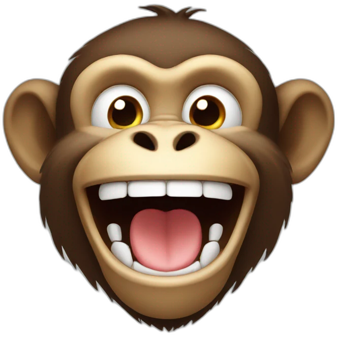 Monkey-laughing emoji