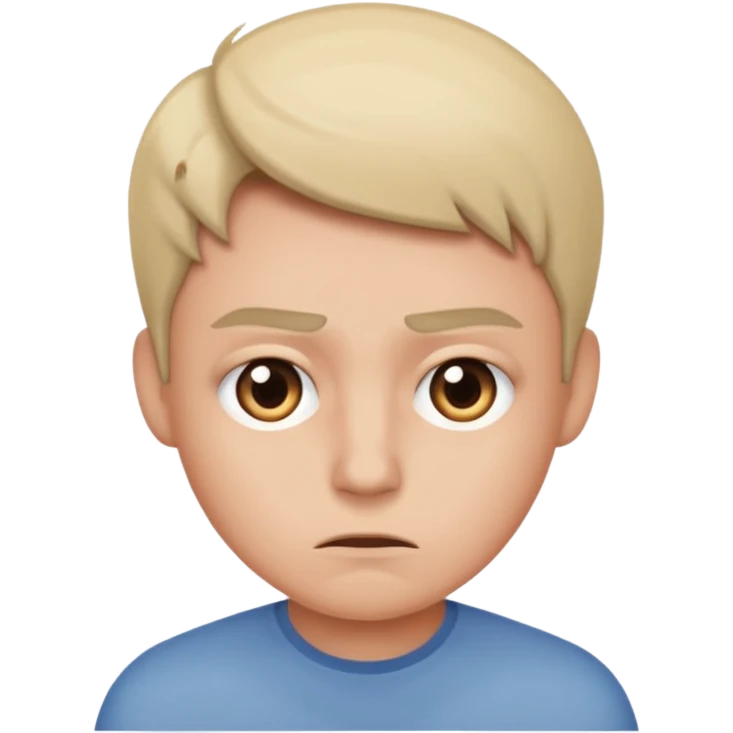 offended selfish face, subtle expression emoji