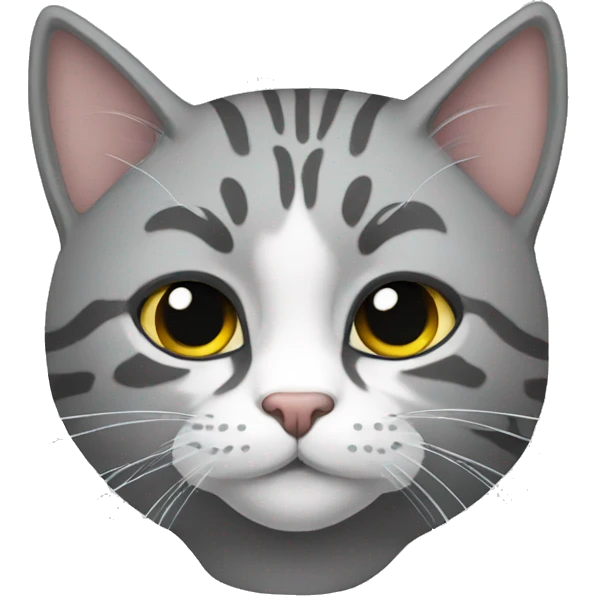 Gata gris emoji