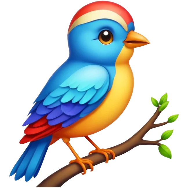 Crazy bird  emoji