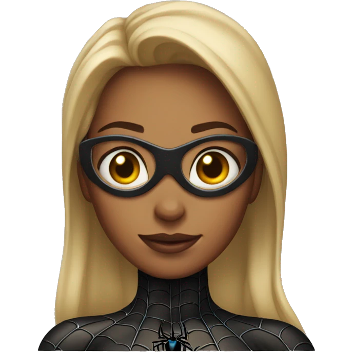 Female Spider-Man I who’s tan emoji