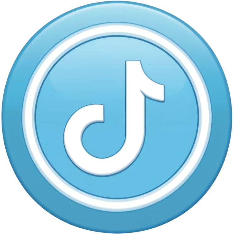 A sky-blue circle and a ☑️ With a Verified type tiktok checker symbol Verified  emoji