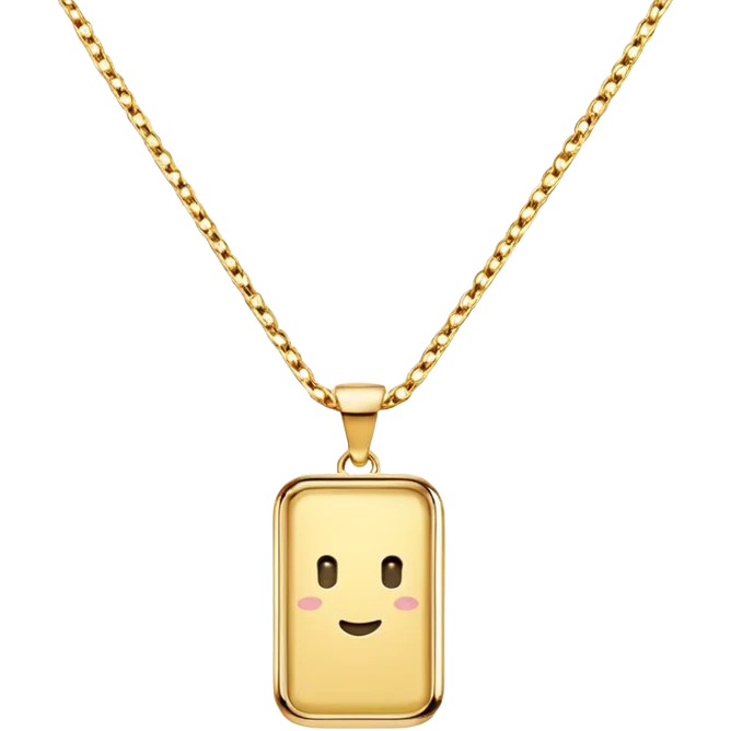 rectangle necklace  necklace  emoji