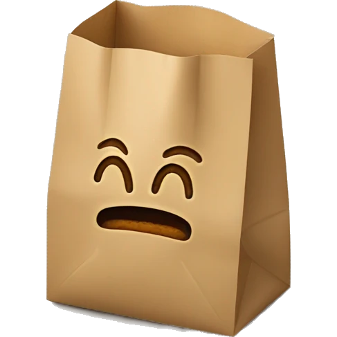 A mcdonalds paper bag emoji