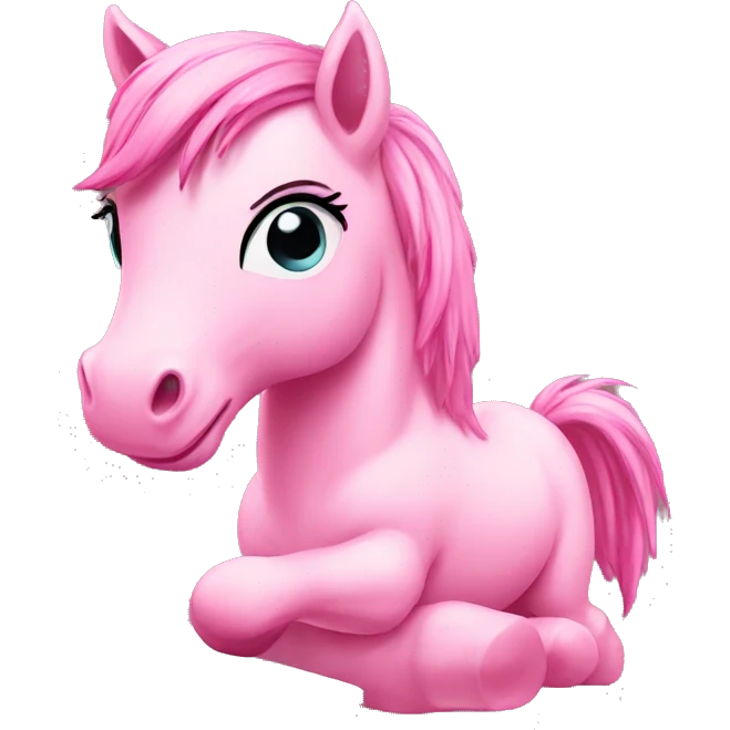 pink pony with a laptop emoji