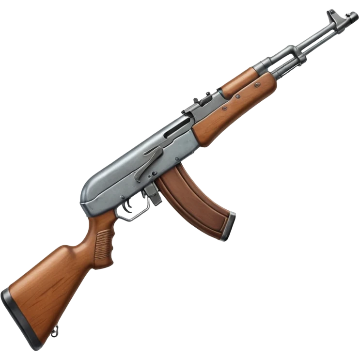 Realistic akm 47 ينظر جهة اليسار و مكتمل من جميع النواحي لا اريد شكله كرتوني emoji