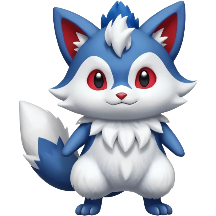 Meowstic-Zangoose-Fakémon-hybrid-creature (full body)  emoji