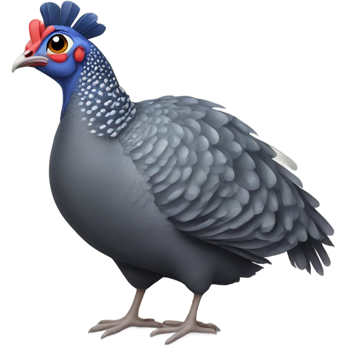 Guinea fowl emoji