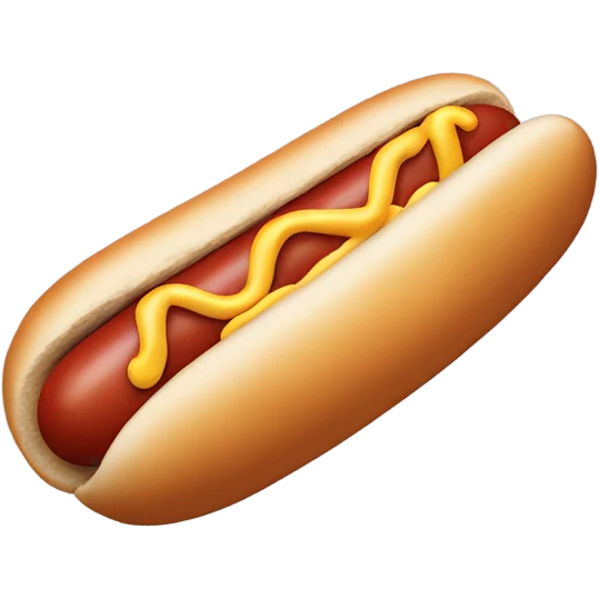 Hotdog with feet emoji