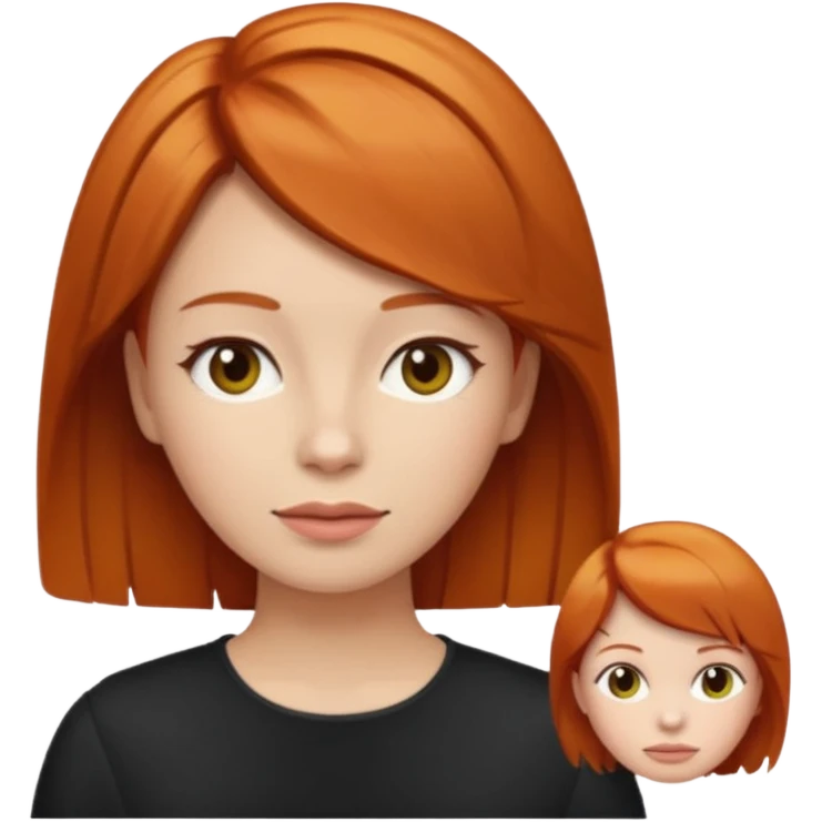 the emoji 💇🏻‍♀️ but ginger hair emoji