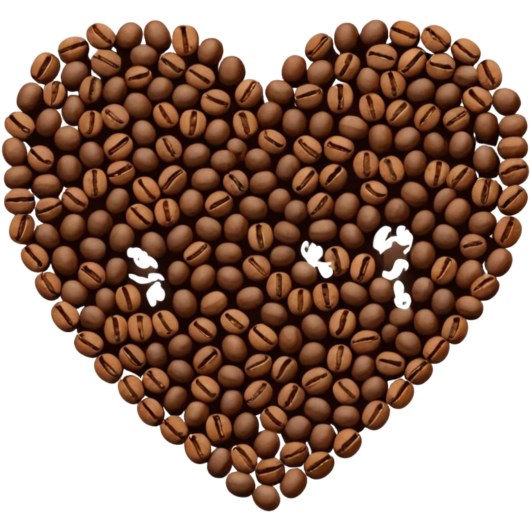 Heart and coffee emoji
