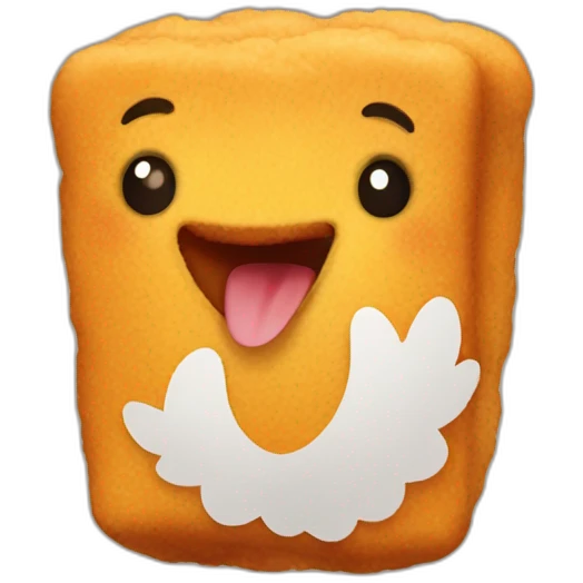 happy chicken nugget emoji