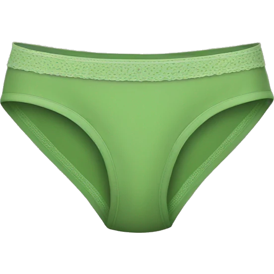 green women's underwear emoji
