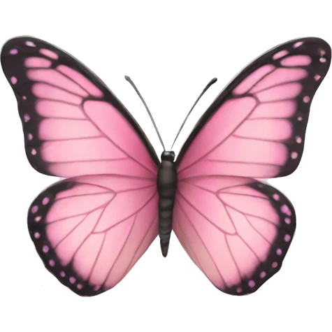 light pink heart with butterfly emoji