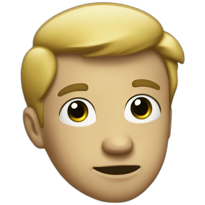 Poker face emoji
