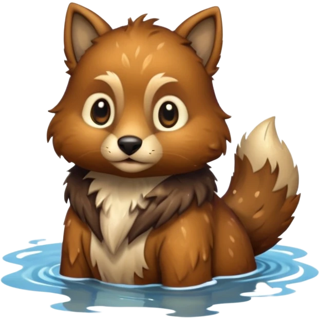 medieval animal in the lake emoji