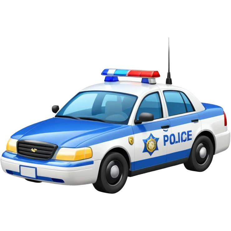 police car emoji