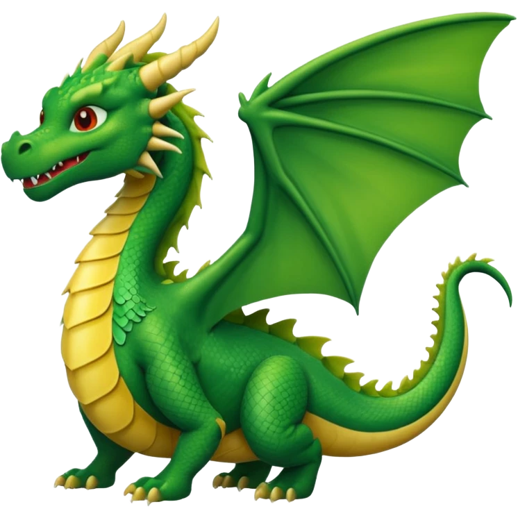 a dragon flying emoji